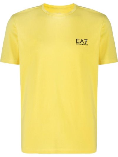 Μπουφάν Bomber Ea7 Emporio Armani Logo Print ανδρικα κίτρινα | GR90433