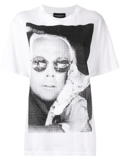 Μπουφάν Bomber Armani Emporio Giorgio Cat γυναικεια ασπρα | GR32232