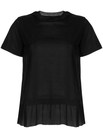 Μπουφάν Bomber Armani Emporio Layered Pleated γυναικεια μαυρα | GR89233