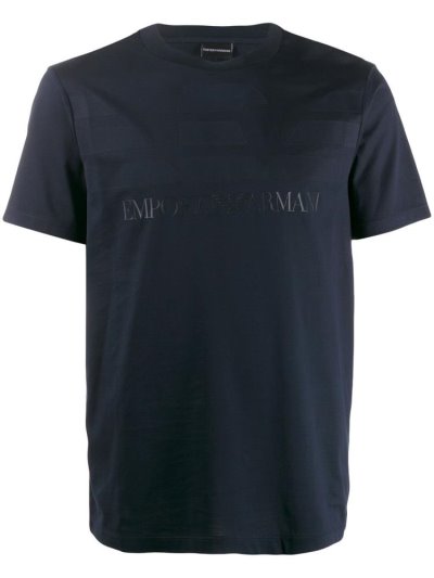 Μπουφάν Bomber Armani Emporio Logo Print ανδρικα μαυρα | GR15129