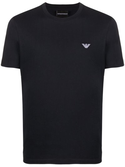 Μπουφάν Bomber Armani Emporio Logo ανδρικα μπλε | GR16155