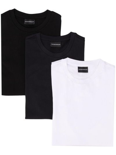 Μπουφάν Bomber Armani Emporio X 3 Pack βαμβακερα ανδρικα ασπρα μαυρα | GR12584