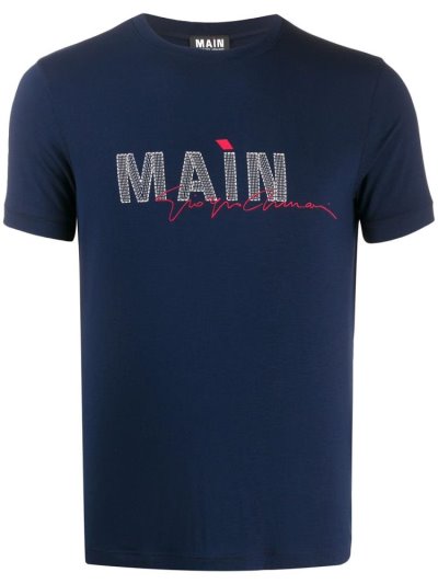 Μπουφάν Bomber Giorgio Armani Main κοντο Sleeve ανδρικα μπλε | GR34583