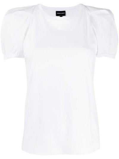 Μπουφάν Bomber Giorgio Armani Structured Sleeve γυναικεια ασπρα | GR93518
