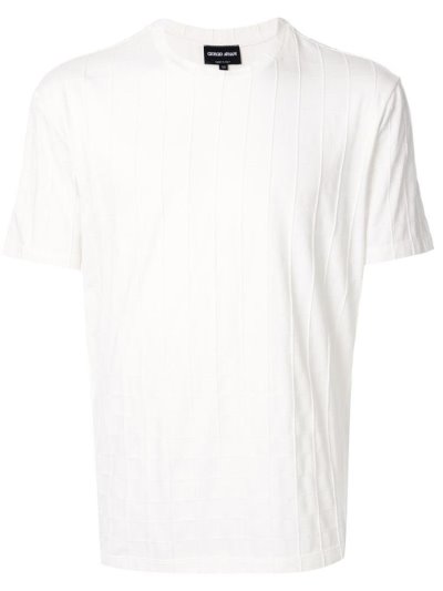 Μπουφάν Bomber Giorgio Armani Textured ανδρικα ασπρα | GR07102
