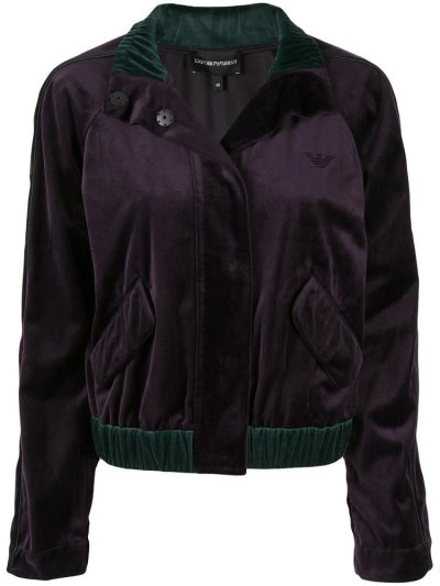 Σορτς Κολύμβησης Armani Emporio Logo Embroidered γυναικεια μωβ | GR54200