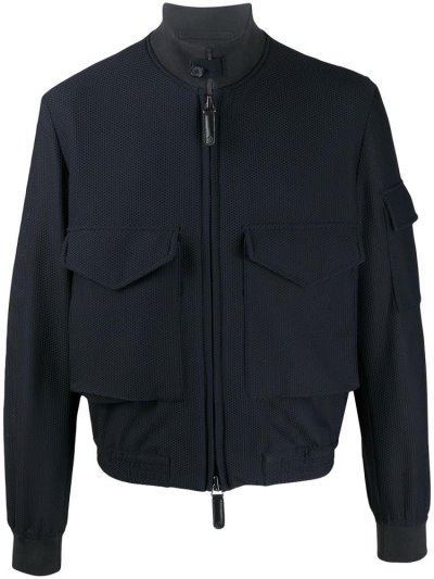 Σορτς Κολύμβησης Giorgio Armani High Collar Logo ανδρικα μπλε | GR82190