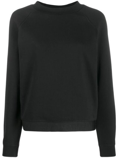 Φούτερ Armani Emporio Logo Hem γυναικεια μαυρα | GR52673