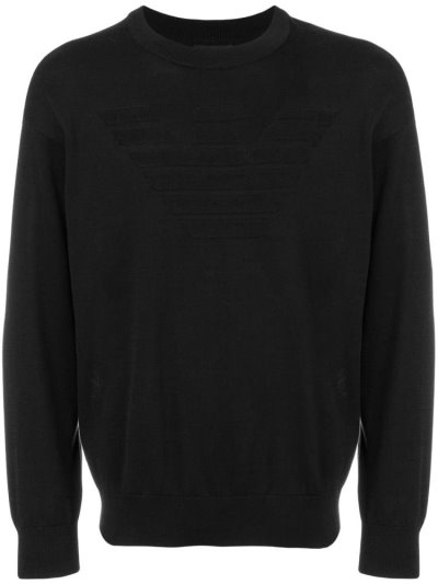 Φούτερ Armani Emporio Logo ανδρικα μαυρα | GR04469