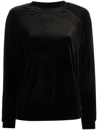 Φούτερ Armani Emporio Sequin Side Panel γυναικεια μαυρα | GR44441
