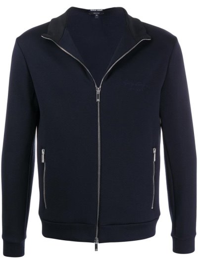 Φούτερ Giorgio Armani Zip Front ανδρικα μπλε | GR93275