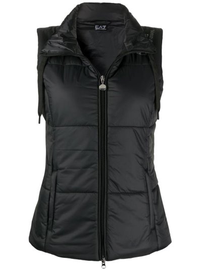 γιλεκο Ea7 Emporio Armani Zipped Padded Gilet γυναικεια μαυρα | GR76559