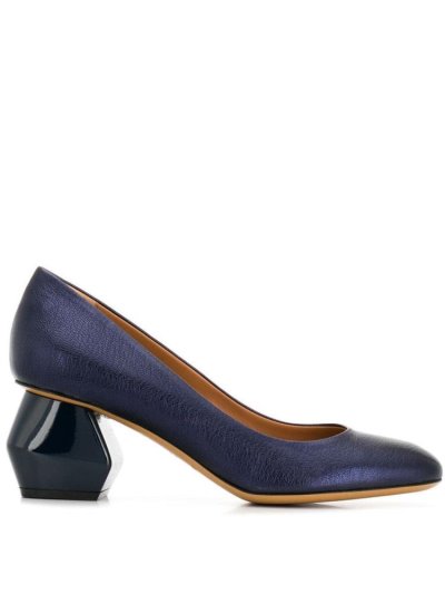 γοβεσ Armani Emporio Geometric Heel γυναικεια μπλε | GR20122