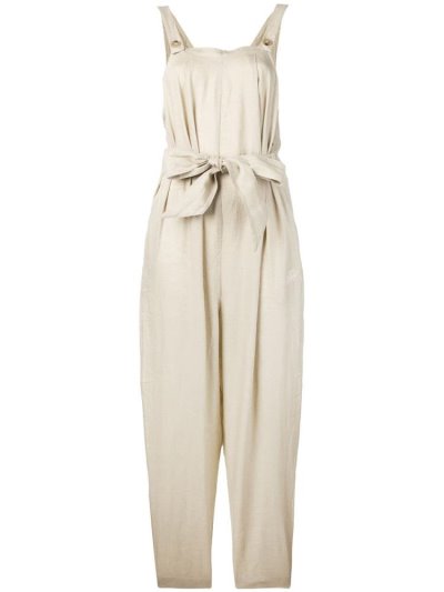κοστούμια Armani Emporio Bow Detail Playsuit γυναικεια Μπεζ | GR87143