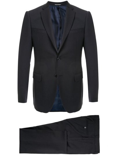 κοστούμια Armani Emporio Formal Two Piece ανδρικα μαυρα | GR78414