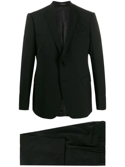 κοστούμια Armani Emporio Single Breasted ανδρικα μαυρα | GR42943