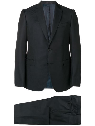 κοστούμια Armani Emporio Slim Fit Two Piece ανδρικα μπλε | GR99648