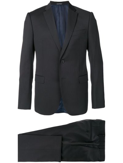 κοστούμια Armani Emporio Slim Two Piece ανδρικα μπλε | GR41784