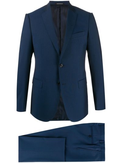 κοστούμια Armani Emporio Two Piece Formal ανδρικα μπλε | GR23054