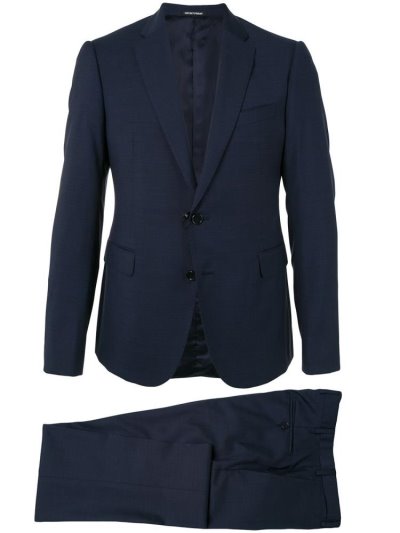 κοστούμια Armani Emporio Two Piece ανδρικα μπλε | GR23835