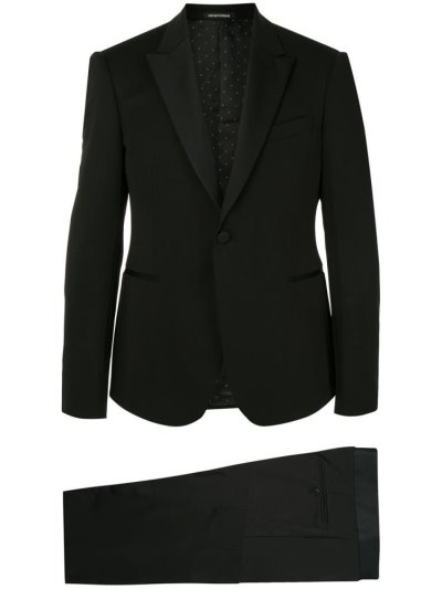 κοστούμια Armani Emporio Two Piece Dinner ανδρικα μαυρα | GR26047