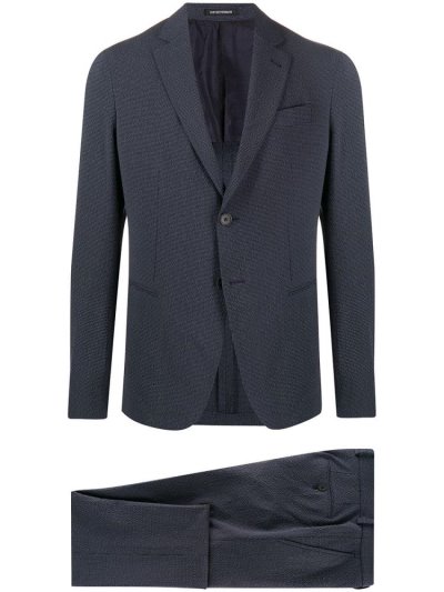 κοστούμια Armani Emporio Two Piece Formal ανδρικα μπλε | GR50151