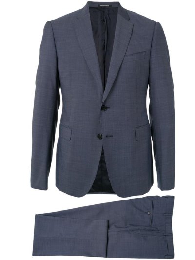 κοστούμια Armani Emporio Two Piece ανδρικα μπλε | GR50344