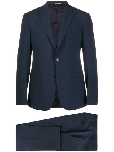 κοστούμια Armani Emporio Two Piece ανδρικα μπλε | GR58866