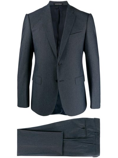 κοστούμια Armani Emporio Two Piece ανδρικα μπλε | GR76183