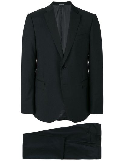 κοστούμια Armani Emporio Two Piece ανδρικα μαυρα | GR81960