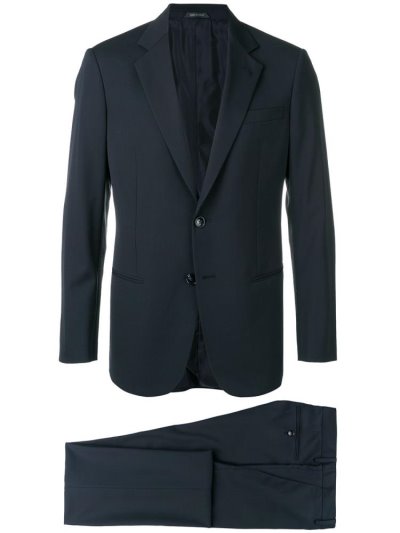κοστούμια Giorgio Armani Slim Fit Two Piece ανδρικα μπλε | GR68937