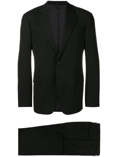 κοστούμια Giorgio Armani Two Piece Fitted ανδρικα μαυρα | GR62540