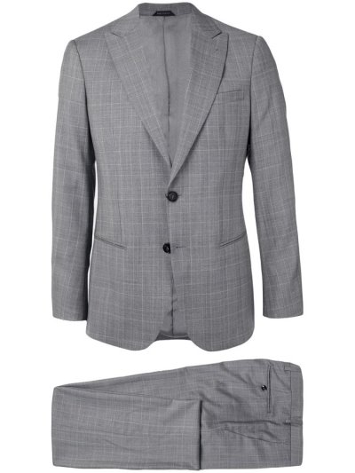 κοστούμια Giorgio Armani Two Piece ανδρικα γκρι | GR82151