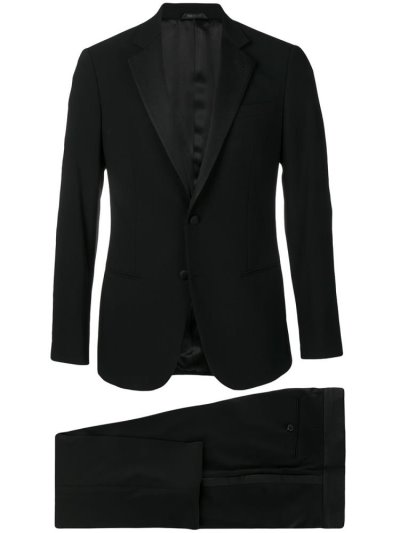 κοστούμια Giorgio Armani Two Piece ανδρικα μαυρα | GR85197