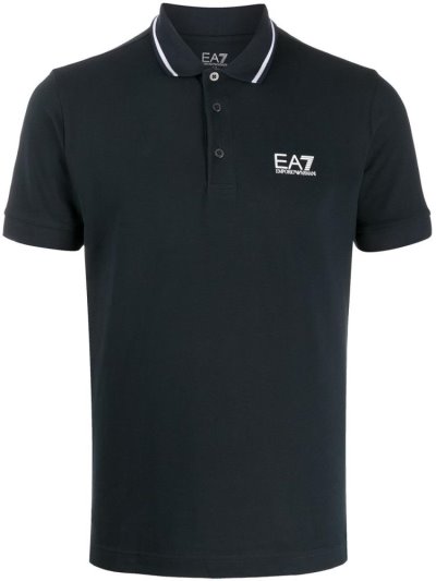 μπλουζακια πολο Ea7 Emporio Armani Contrast Trim ανδρικα μπλε | GR18207