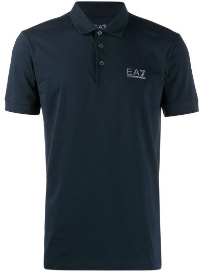 μπλουζακια πολο Ea7 Emporio Armani Logo ανδρικα μπλε | GR77876