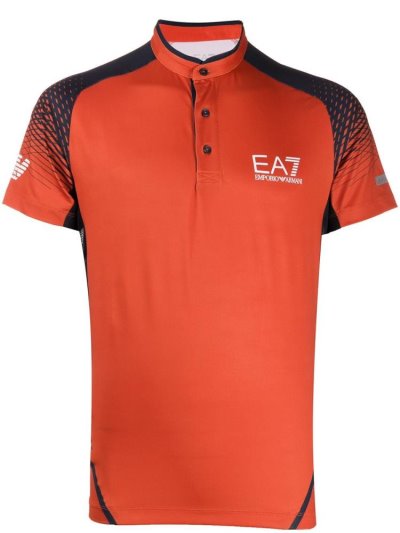 μπλουζακια πολο Ea7 Emporio Armani Band Collar ανδρικα πορτοκαλι | GR84667