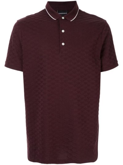μπλουζακια πολο Armani Emporio Eagle Logo ανδρικα καφε | GR17125