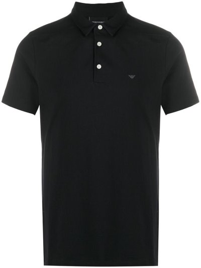 μπλουζακια πολο Armani Emporio Logo Patch ανδρικα μπλε | GR85283