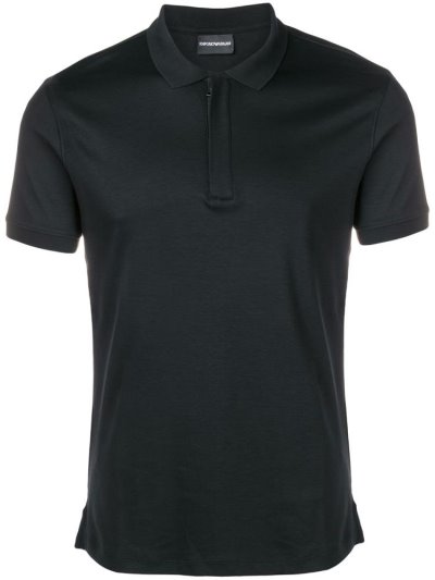 μπλουζακια πολο Armani Emporio Plain ανδρικα μαυρα | GR84455