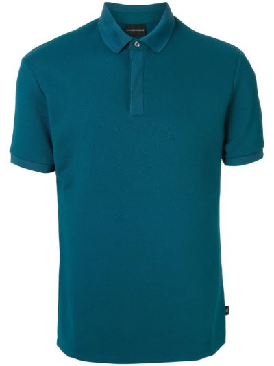 μπλουζακια πολο Armani Emporio Solid Color ανδρικα μπλε | GR12481