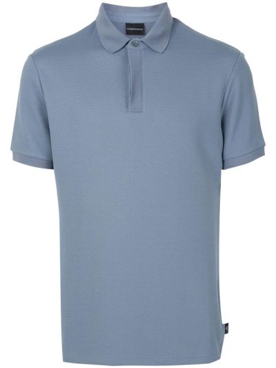 μπλουζακια πολο Armani Emporio Solid Color ανδρικα μπλε | GR48036