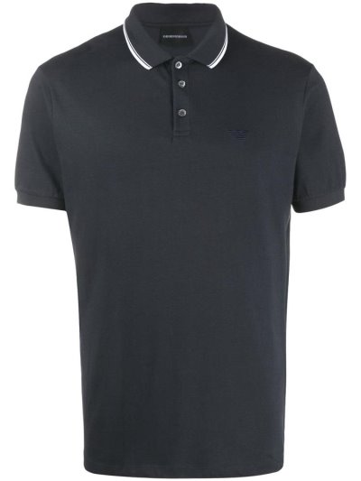 μπλουζακια πολο Armani Emporio κλασικα ανδρικα μπλε | GR47708