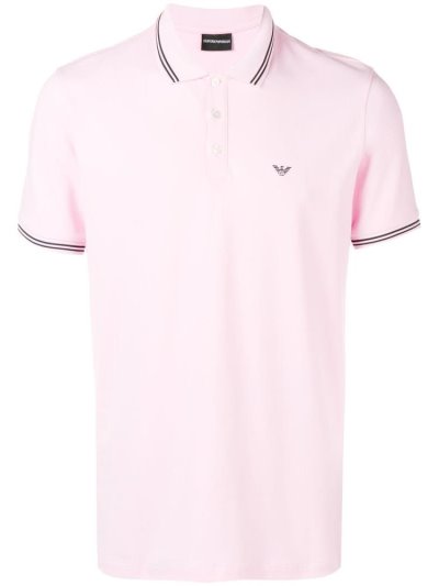 μπλουζακια πολο Armani Emporio κοντο Sleeve ανδρικα ροζ | GR80009