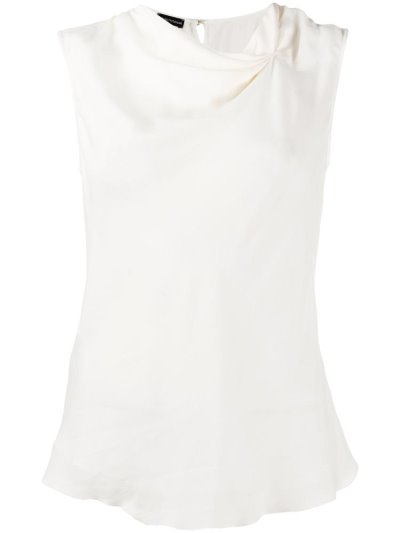 μπλούζα Armani Emporio Tank στυλ γυναικεια ασπρα | GR58228