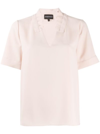 μπλούζα Armani Emporio κοντο Sleeve Shift γυναικεια Μπεζ | GR15565