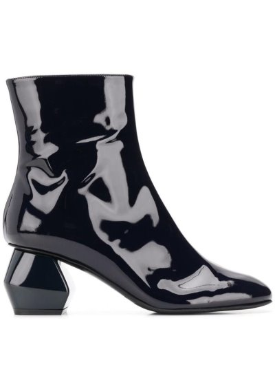 μποτακια Armani Emporio Geometric Heel γυναικεια μπλε | GR63309