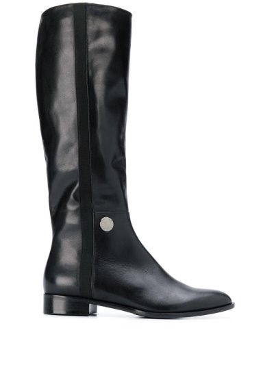 μποτεσ Armani Emporio Equestrian στυλ γυναικεια μαυρα | GR91910