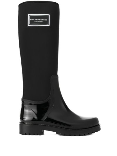 μποτεσ Armani Emporio Side Logo γυναικεια μαυρα | GR13394