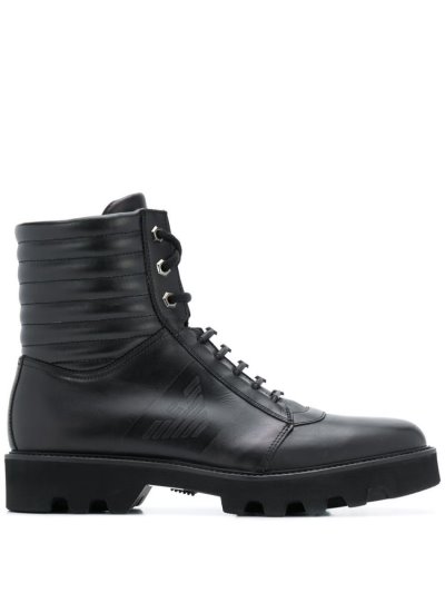 μποτεσ Armani Emporio δαντελα Up ανδρικα μαυρα | GR39990